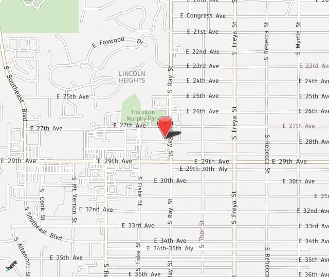 Location Map: 3151 E. 28th Ave Spokane, WA 99223